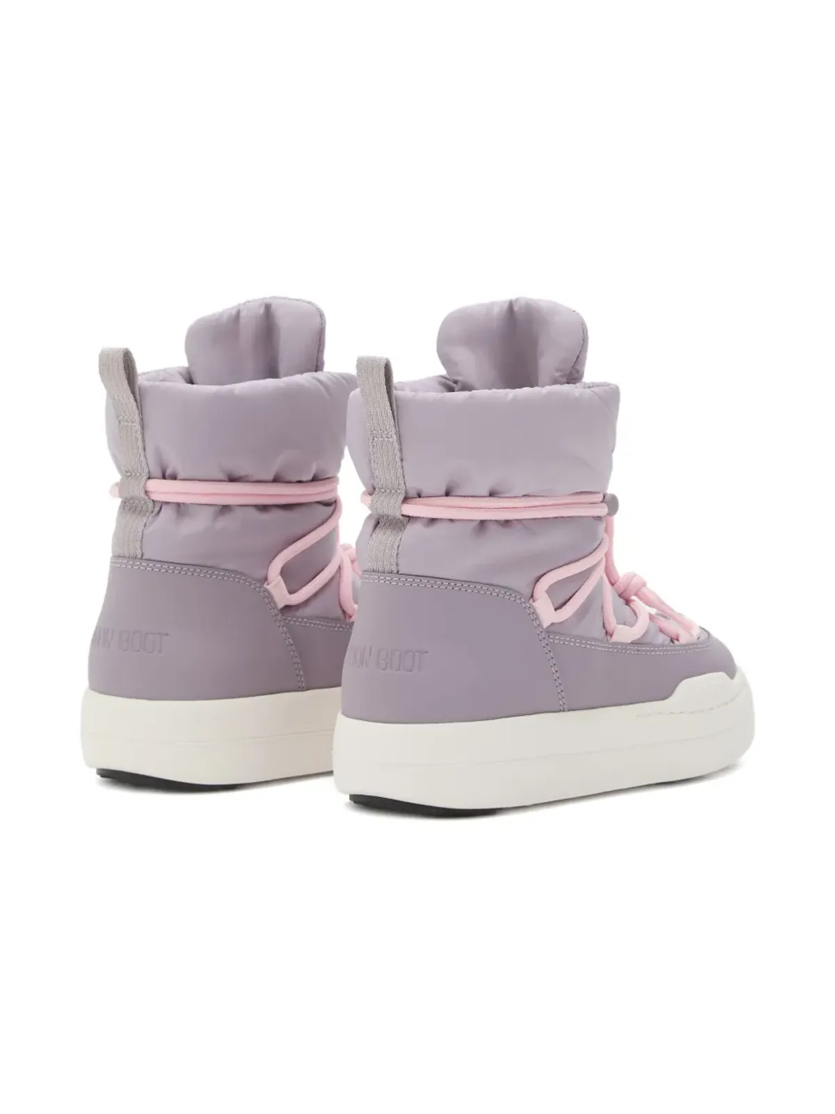 Moon Boot Kids パディッド レースアップ スノーブーツ - 画像2