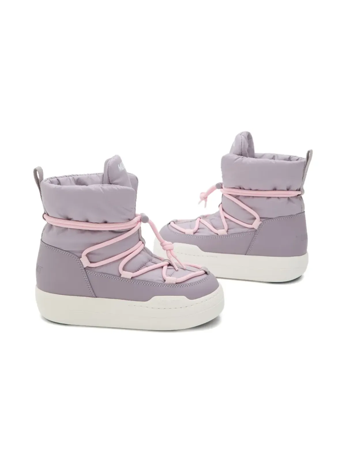Moon Boot Kids パディッド レースアップ スノーブーツ - 画像3