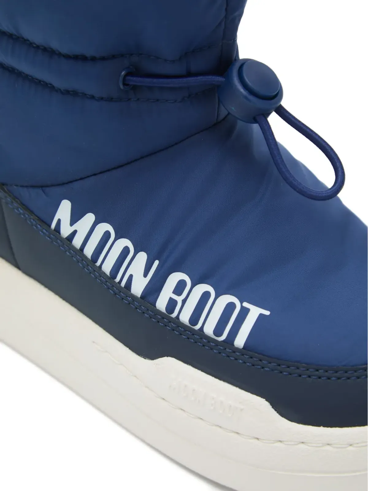 Moon Boot Kids Park Strap パッド入りスノーブーツ（ブルー） - 画像2