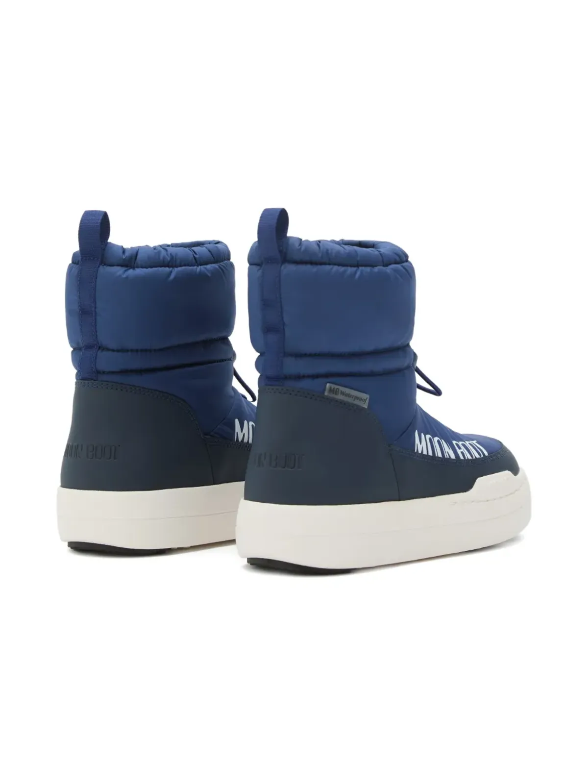 Moon Boot Kids Park Strap パッド入りスノーブーツ（ブルー） - 画像4