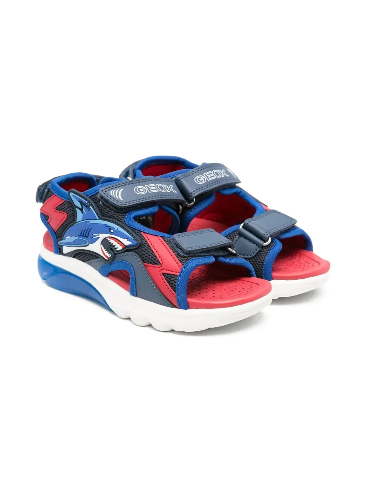 Geox Kids Ciberdron シャークパッチ サンダル - 画像1