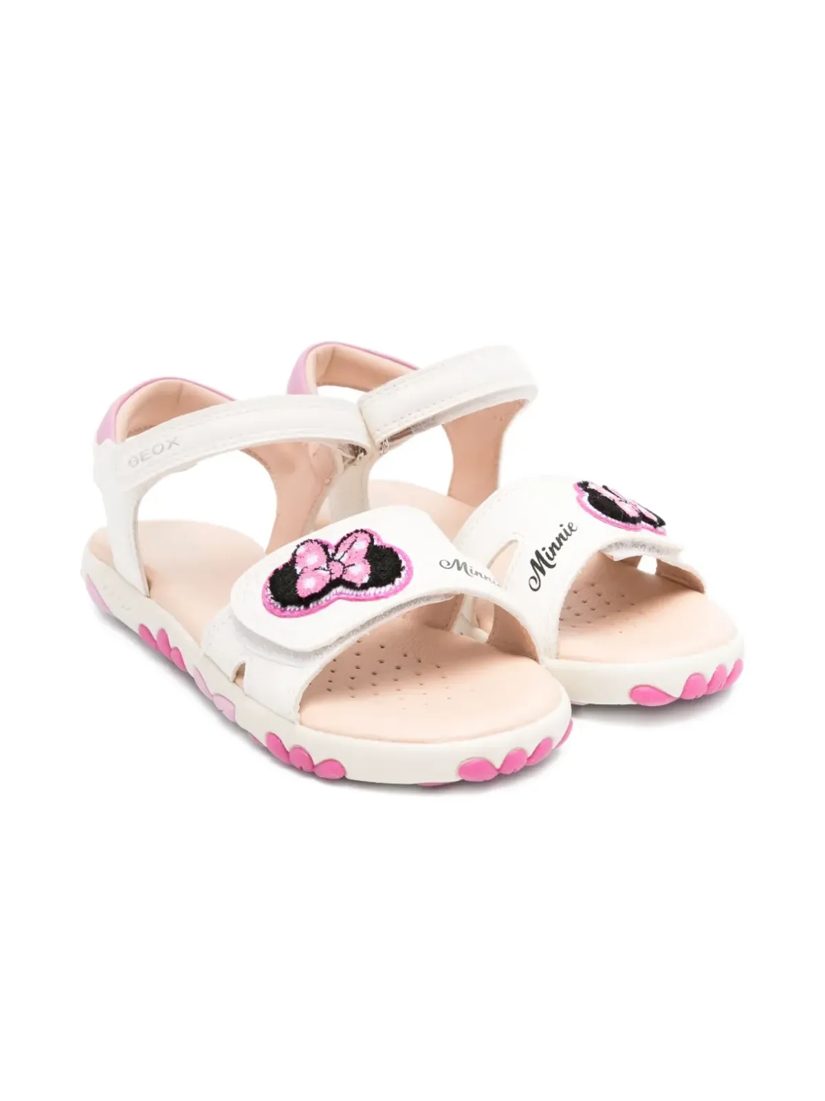 Geox Kids Haiti 花飾り付きサンダル - 画像1