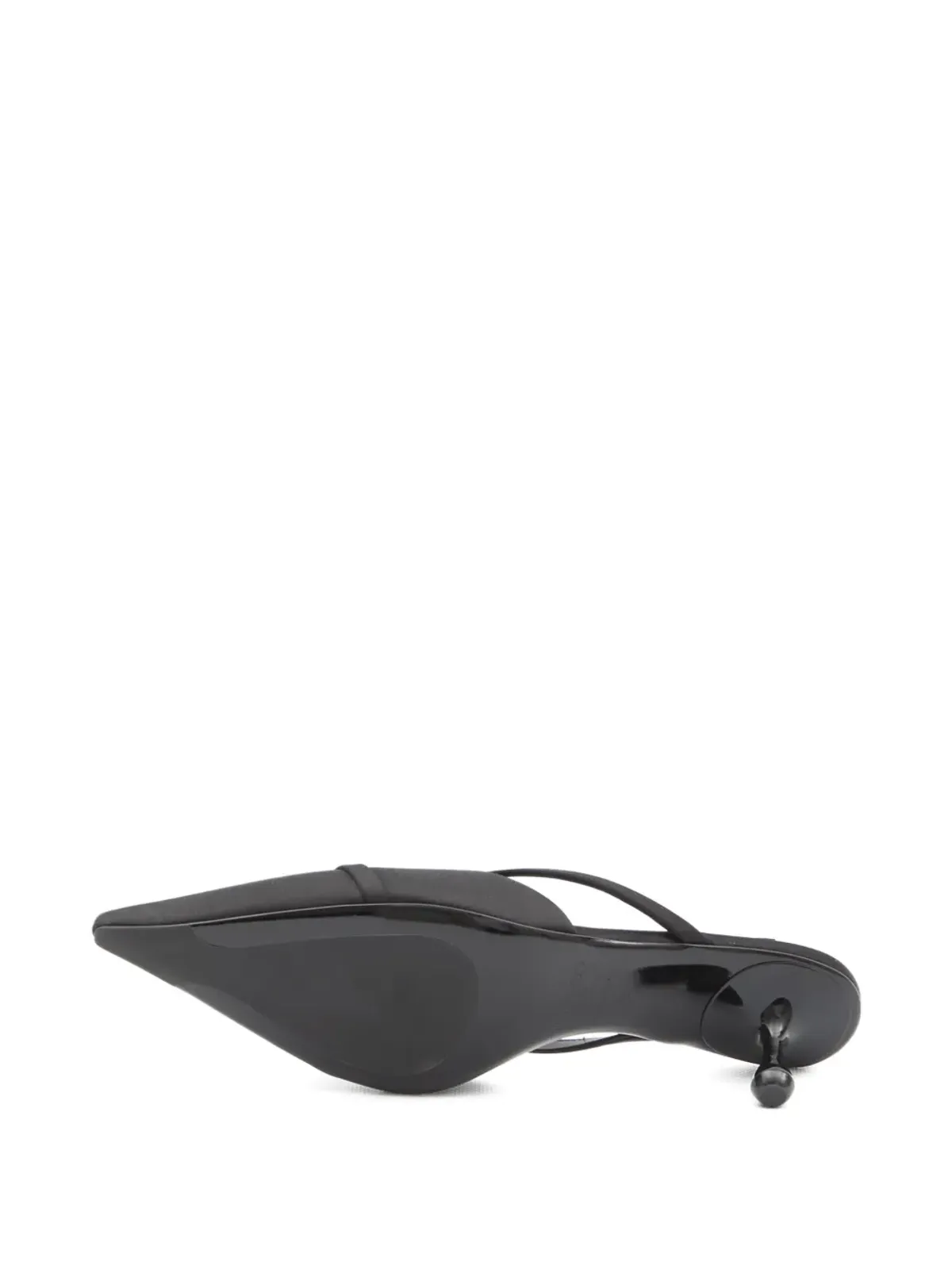 Jimmy Choo サナ パール付きミュール ブラック - 画像4