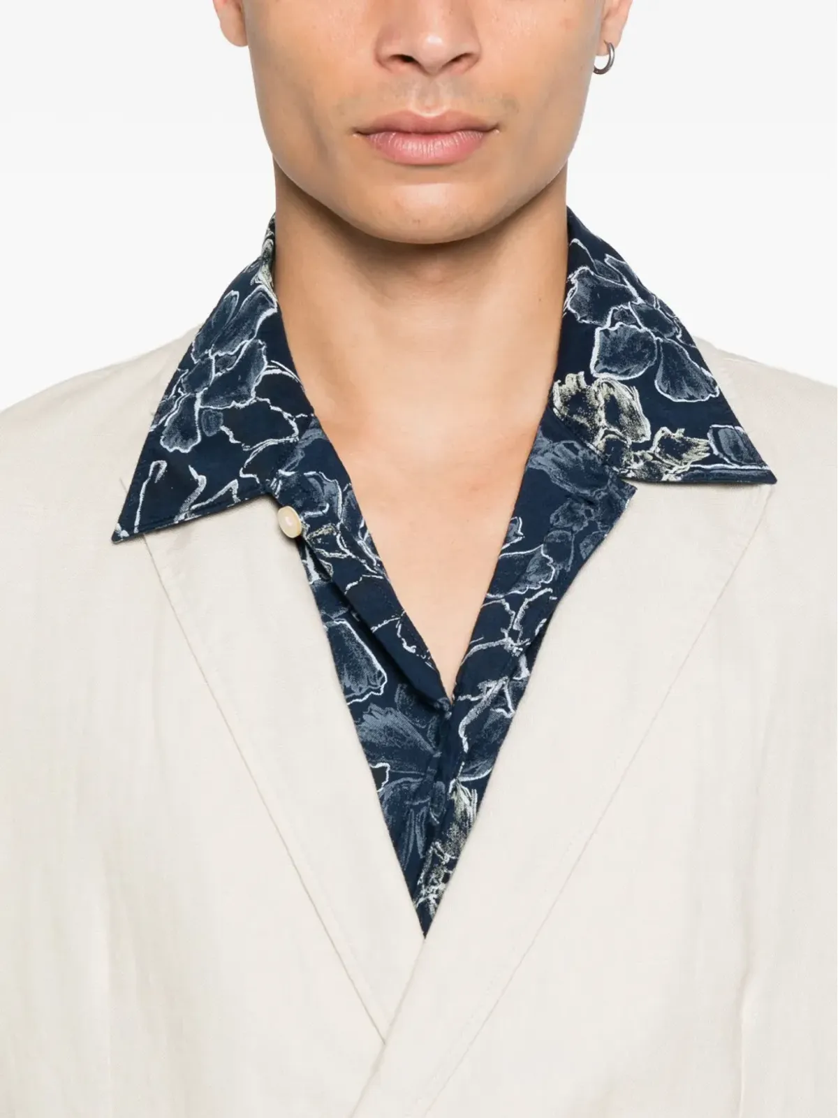 Marc O'Polo ダブルブレスト リネンブレザー - 画像5