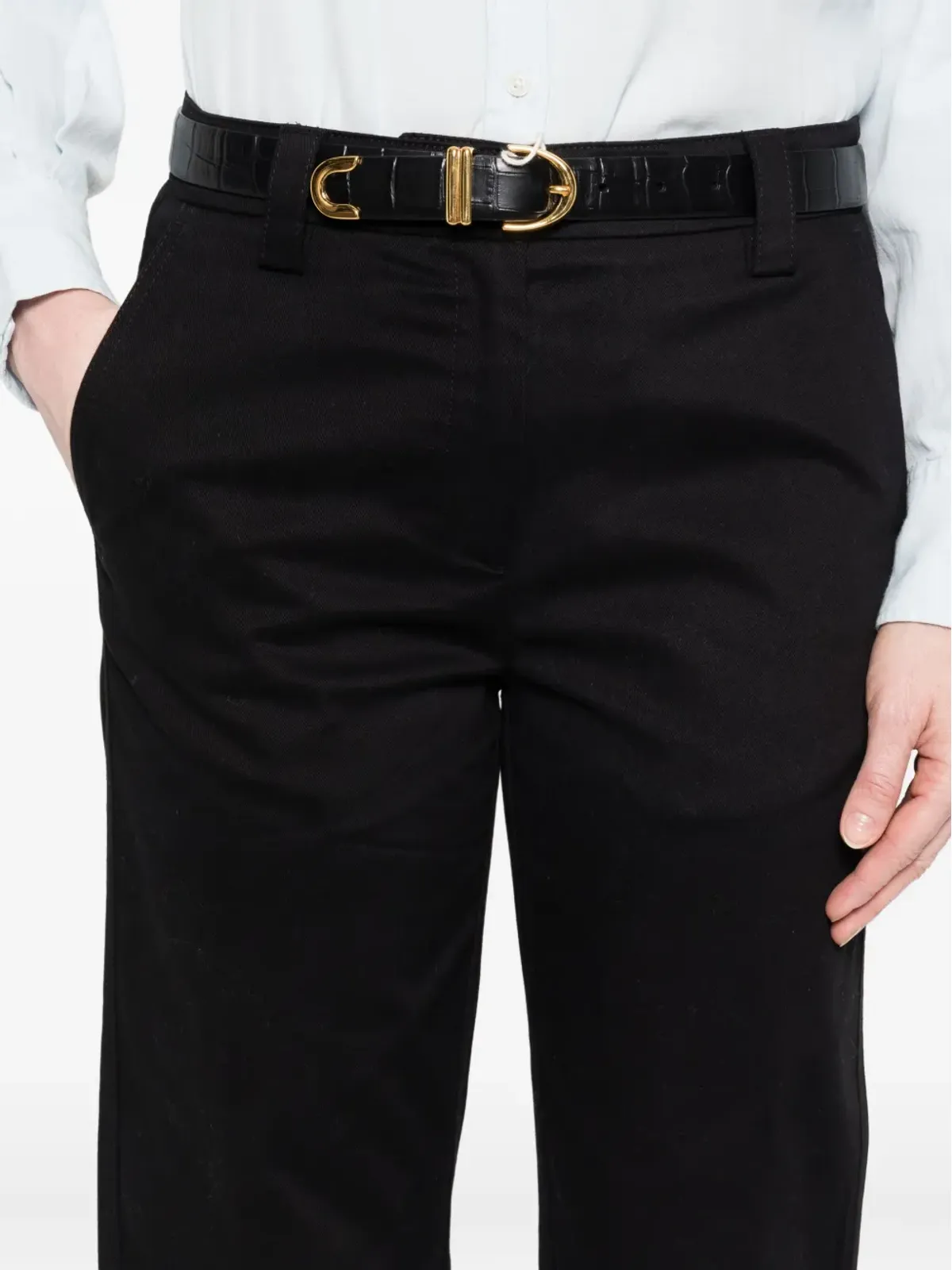 Marc O'Polo テーパードパンツ - ブラック - 画像5