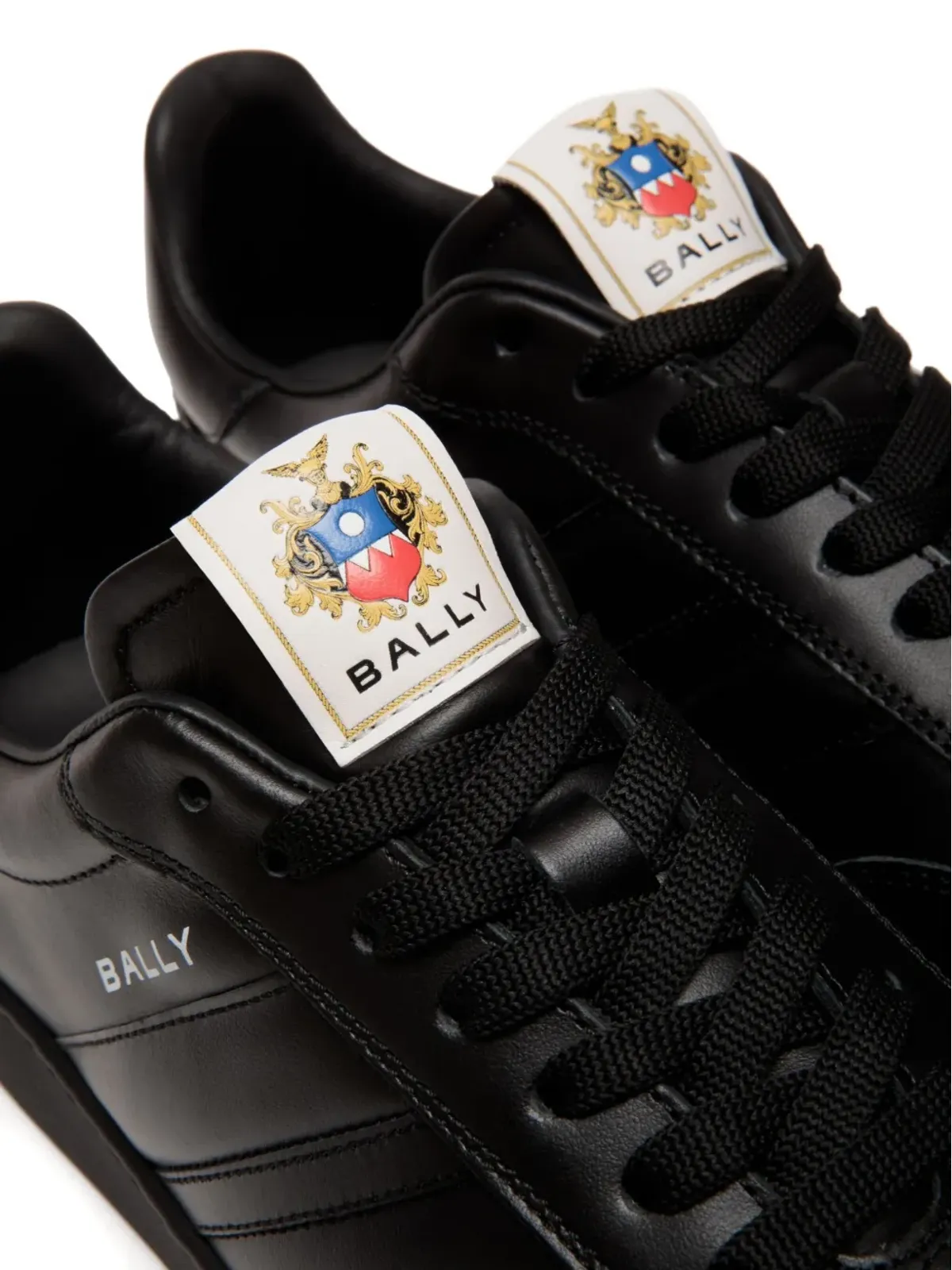 Bally Crestリボンディテールスニーカー - 画像5