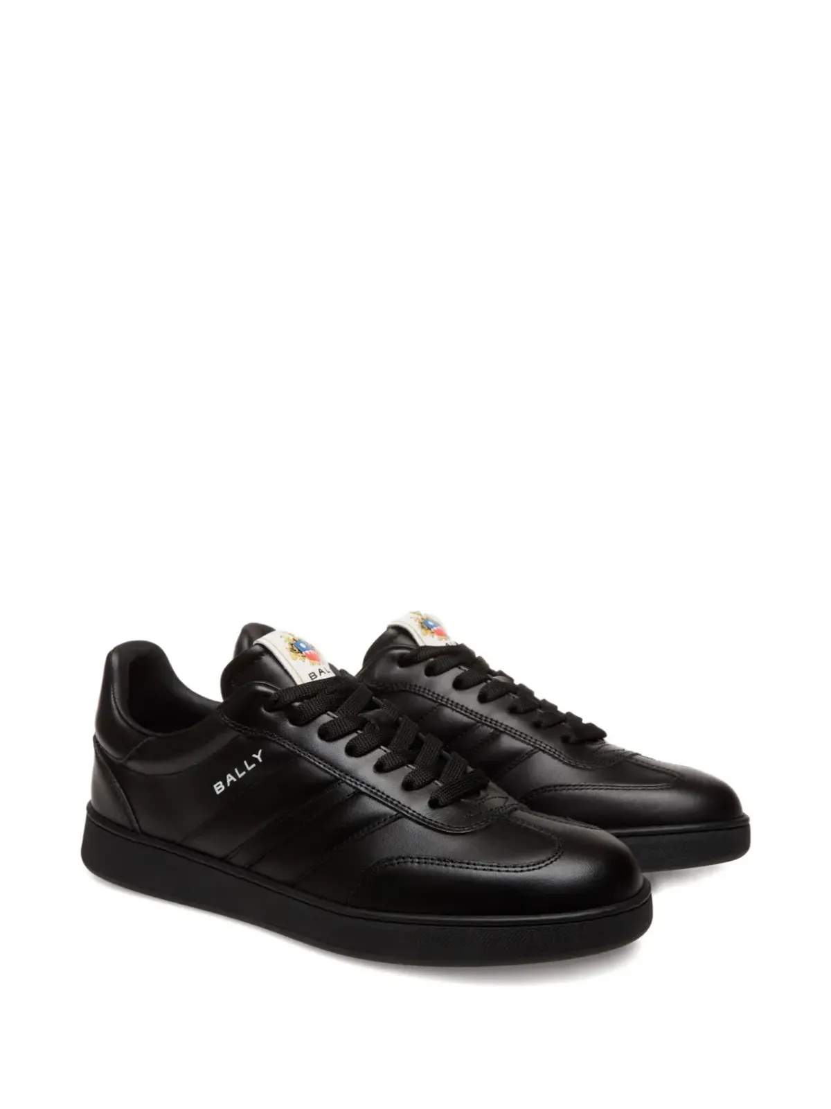 Bally Crestリボンディテールスニーカー - 画像2