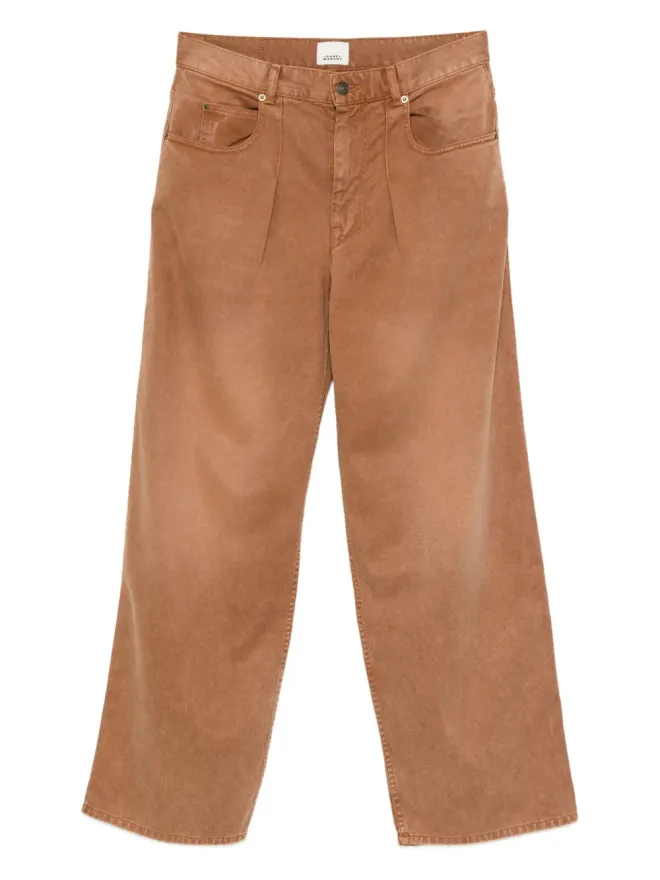 Isabel Marant ISABEL MARANT プリーツコットンストレートジーンズの商品画像