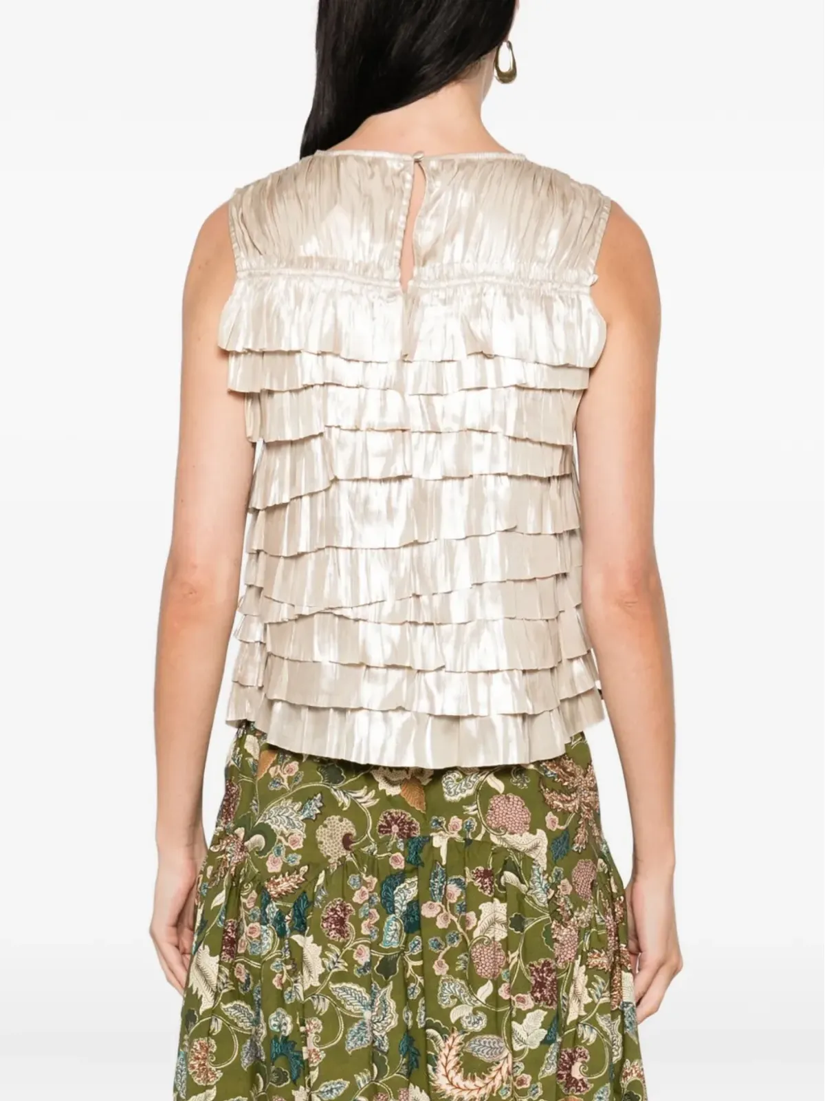 Ulla Johnson クイン レイヤード ラッフルドトップ - 画像4