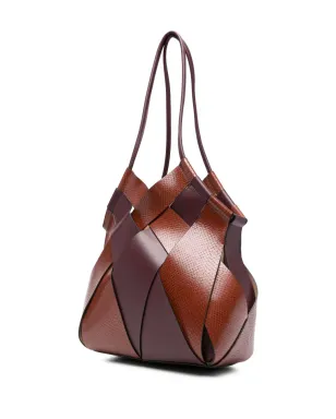 Ulla Johnson シャーロット ウーブンレザー ショルダーバッグ - Purple - サムネイル2
