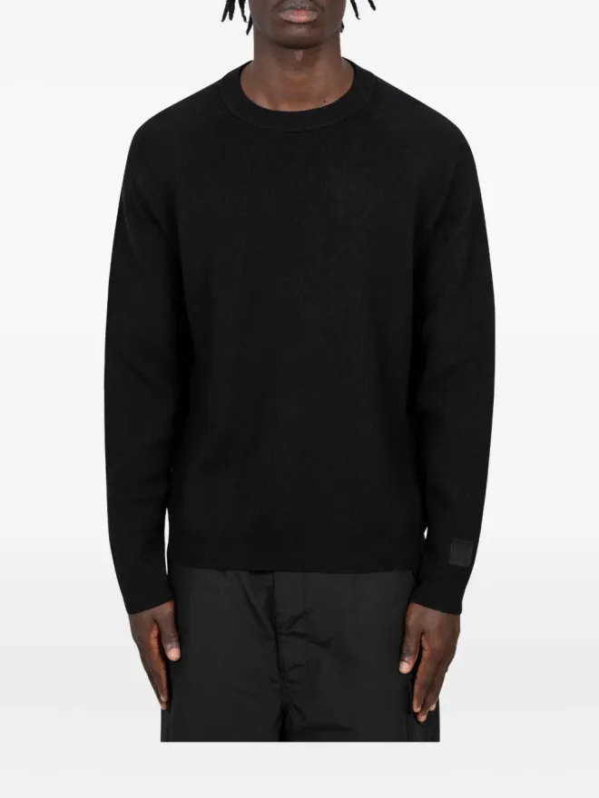C.P. Company C.P. Company ブラック ラグランスリーブセーターの商品画像