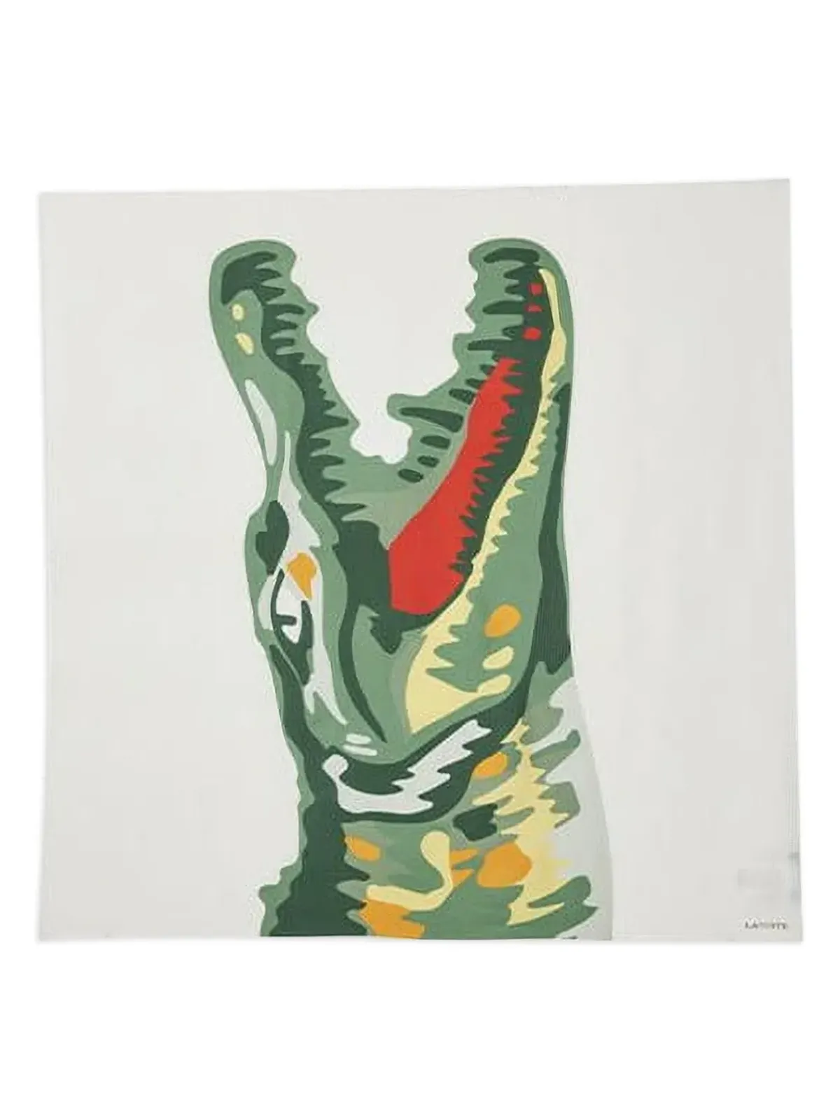 Lacoste クロコダイル柄ファロール - White - 画像2
