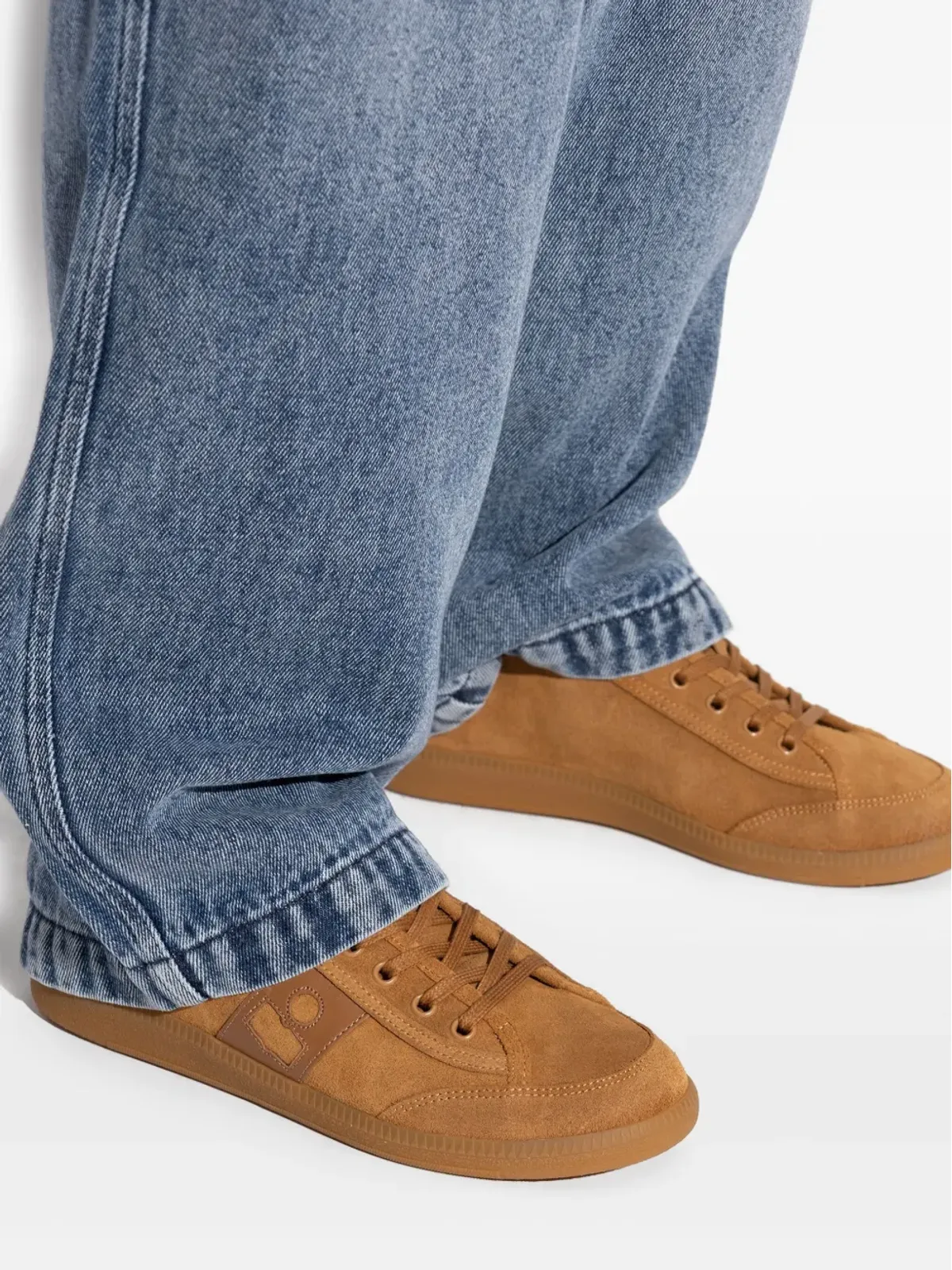 ISABEL MARANT スエード レースアップ スニーカー - 画像5