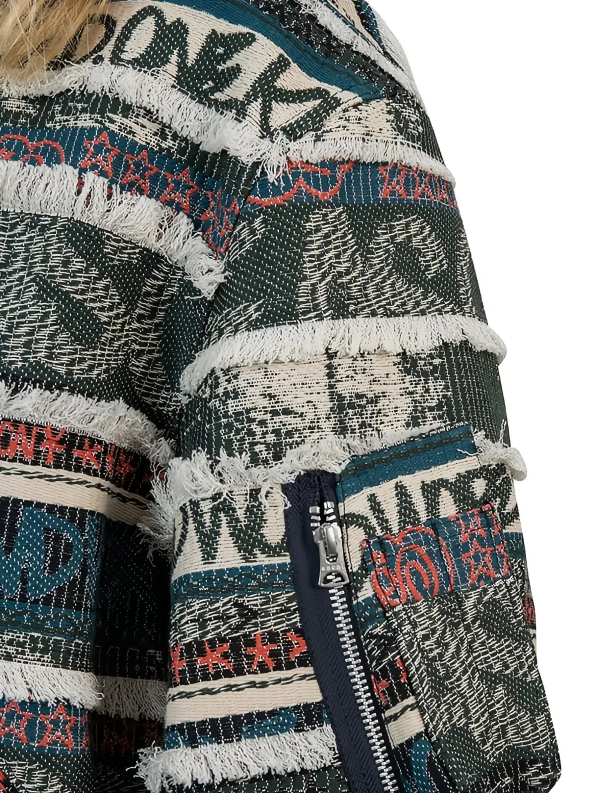 sacai ジャカード柄ボンバージャケット - 画像5