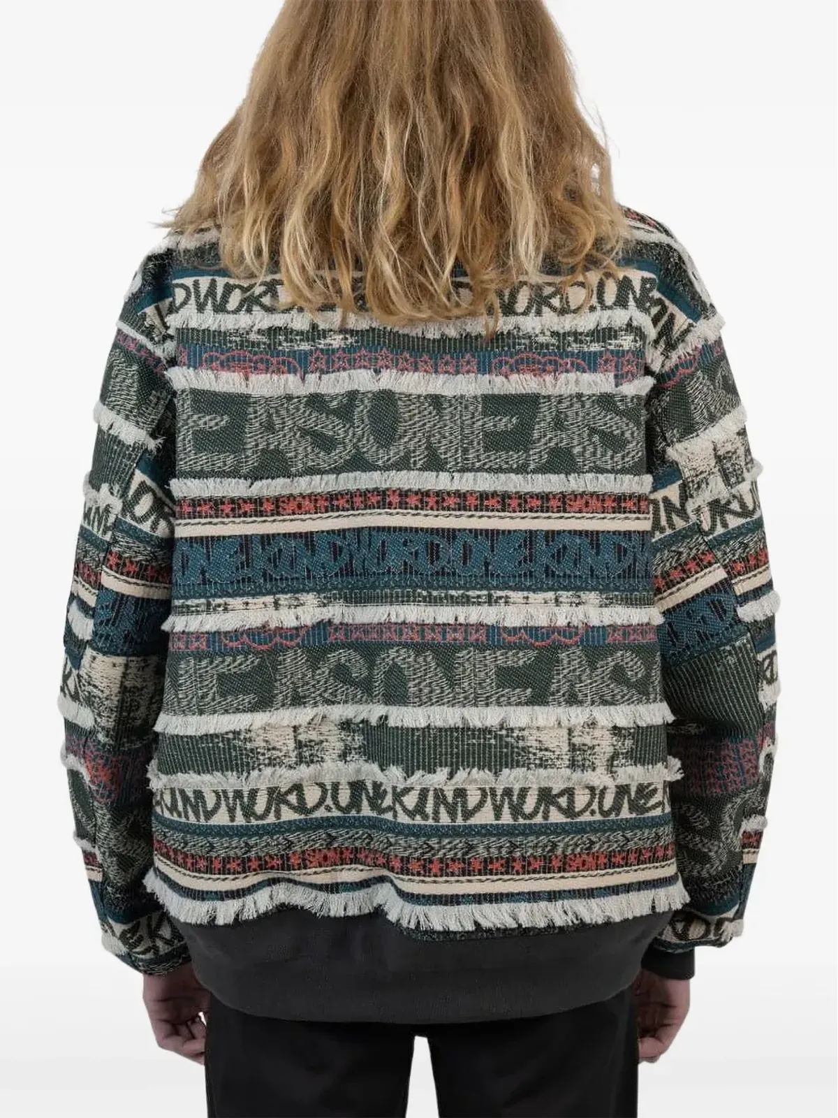sacai ジャカード柄ボンバージャケット - 画像3