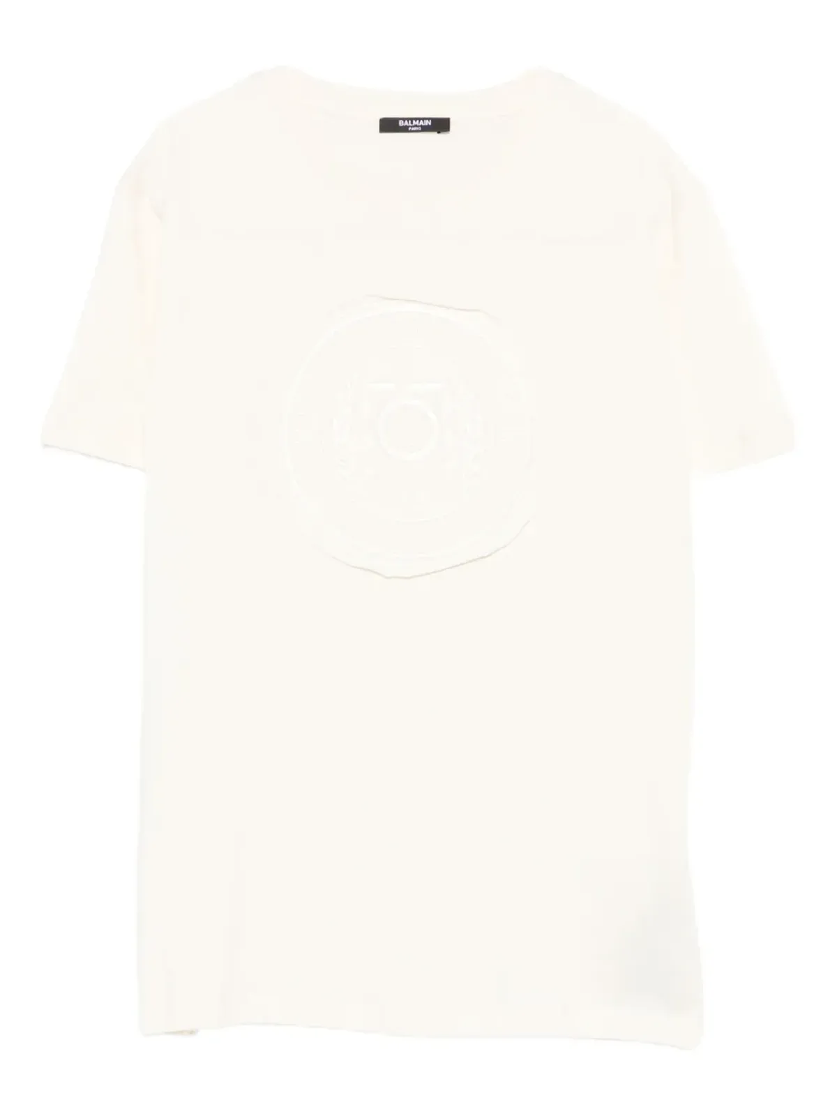 Balmain Kids ロゴパッチ Tシャツ - 画像1