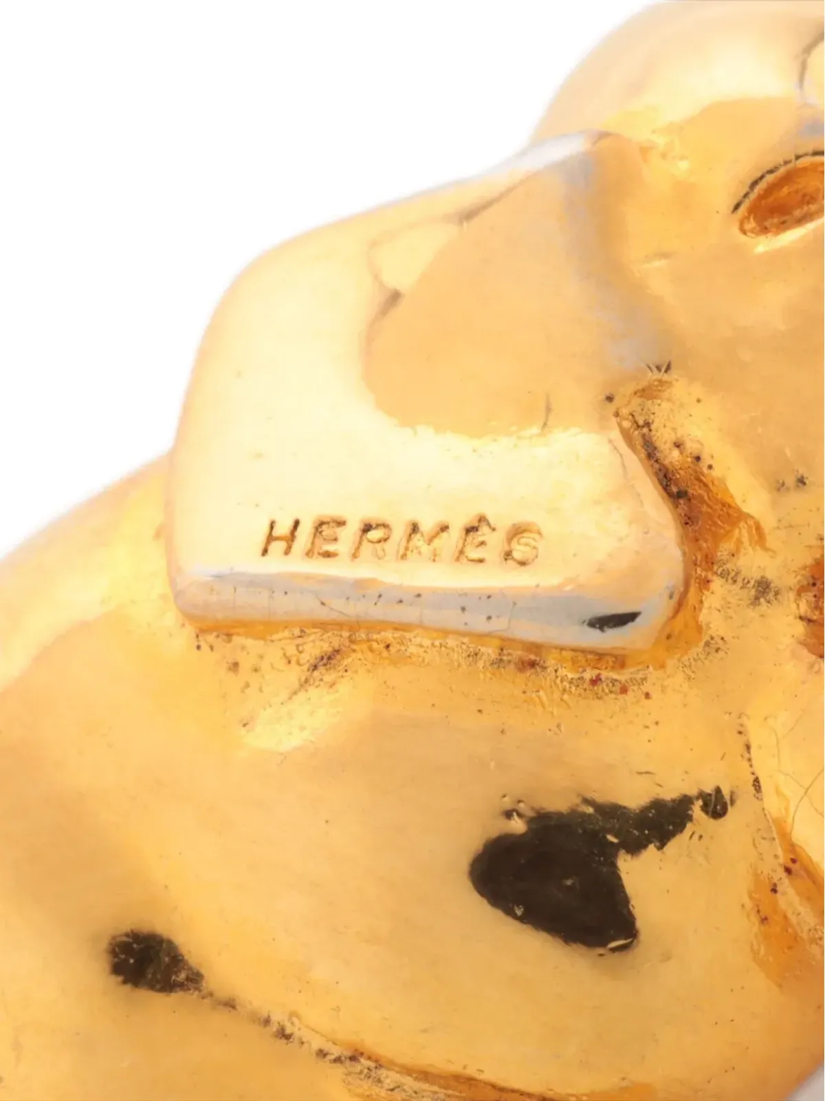 Hermès 象の形をしたブローチ - 画像4
