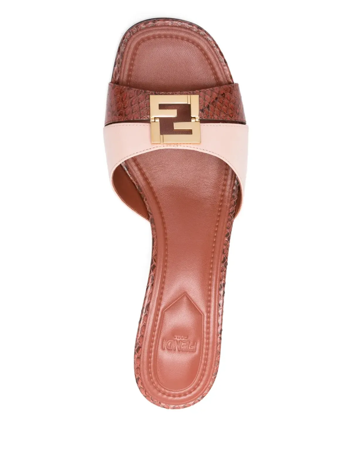 FENDI FFold ヒールサンダル - 画像4