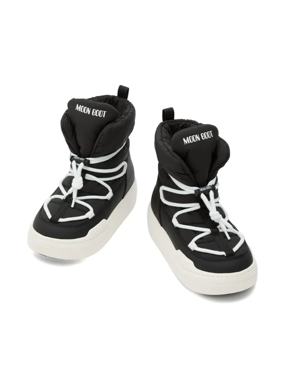 Moon Boot Kids Park Icon レースアップ キルティング スノーブーツ - 画像2