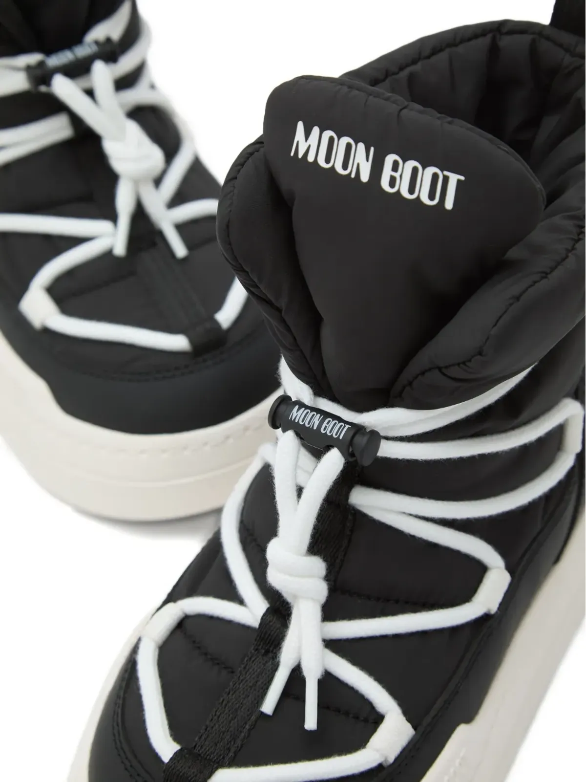 Moon Boot Kids Park Icon レースアップ キルティング スノーブーツ - 画像4
