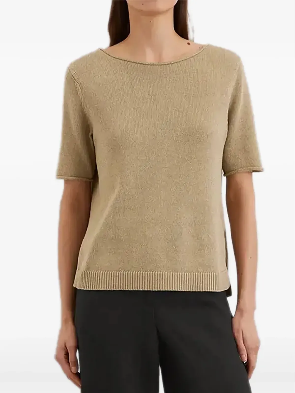 Marc O'Polo ボートネックニットTシャツ - 画像2