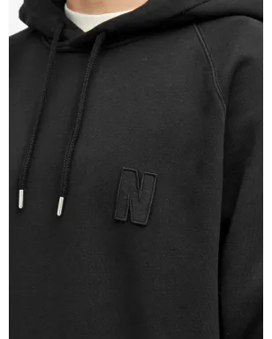 Norse Projects ロゴパッチ フーディー - サムネイル5