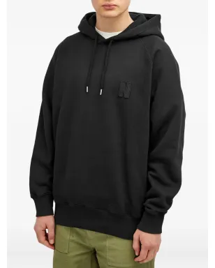 Norse Projects ロゴパッチ フーディー - サムネイル3