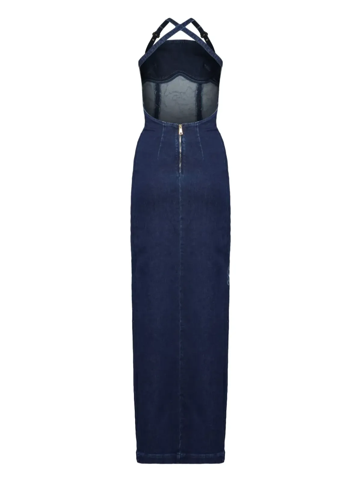 Versace Jeans Couture バロック装飾デニムドレス - 画像2