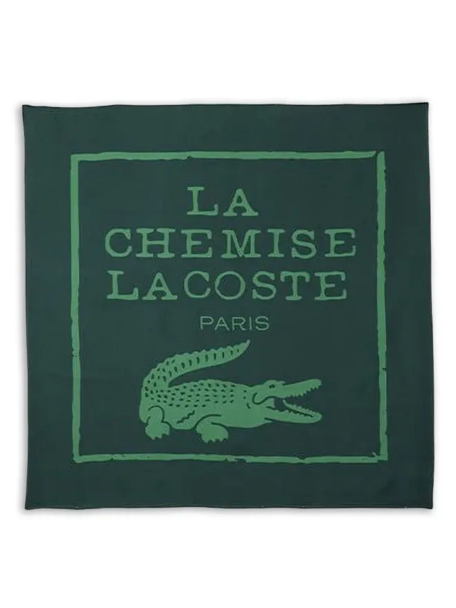 Lacoste Lacoste クロコダイル柄シルクスカーフの商品画像
