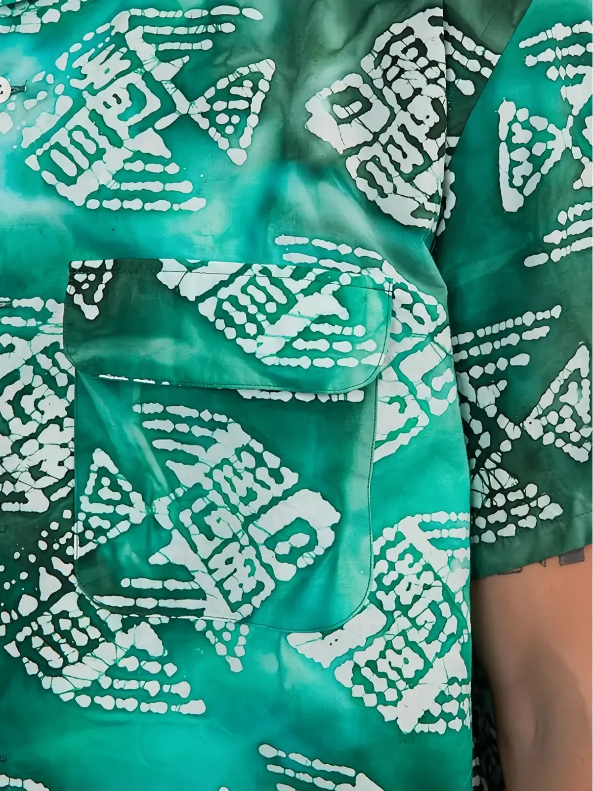 BEAMS PLUS パターン柄コットンシャツ - 画像4