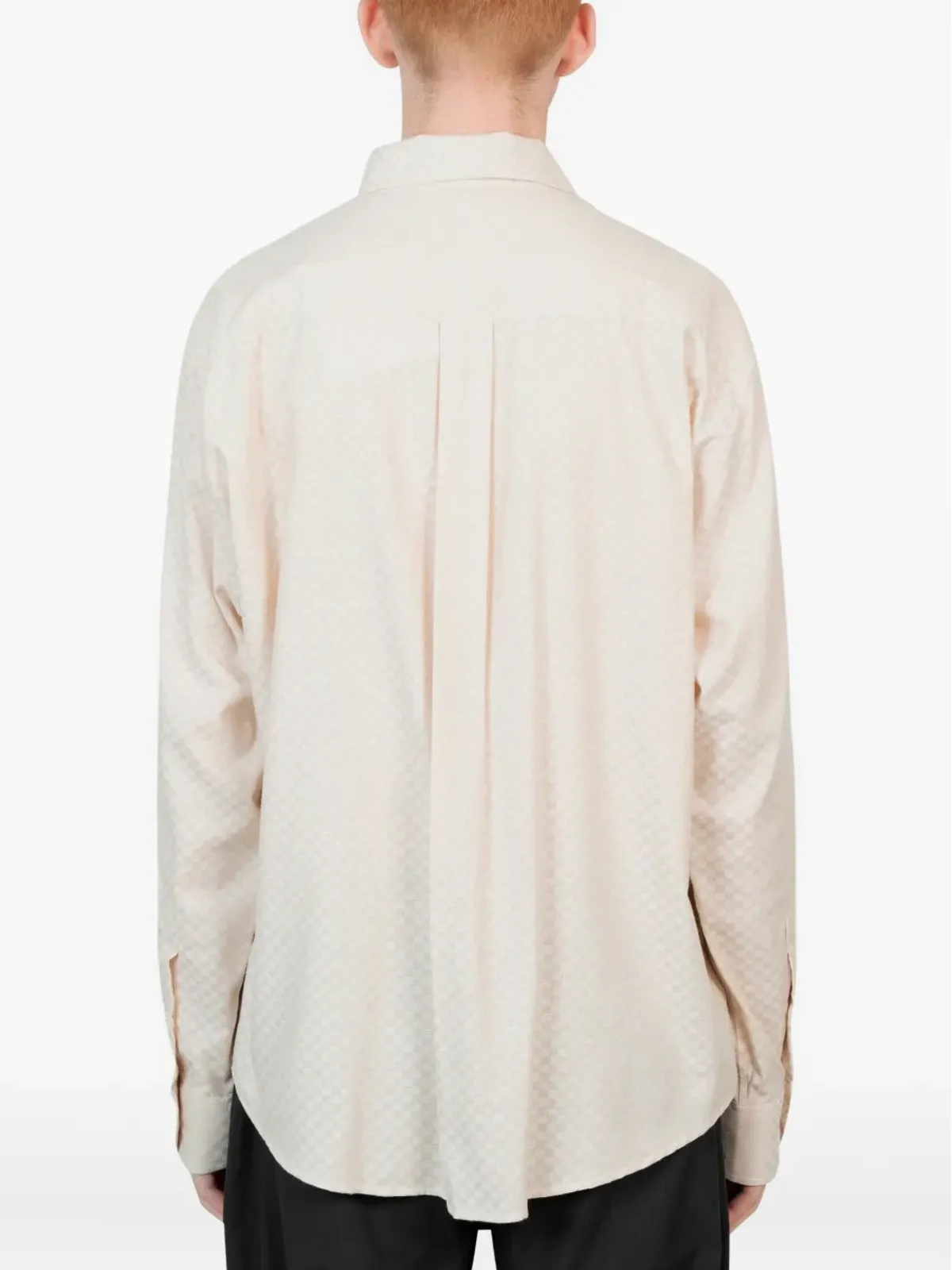 Vous Décidez チェック柄長袖シャツ - 画像3