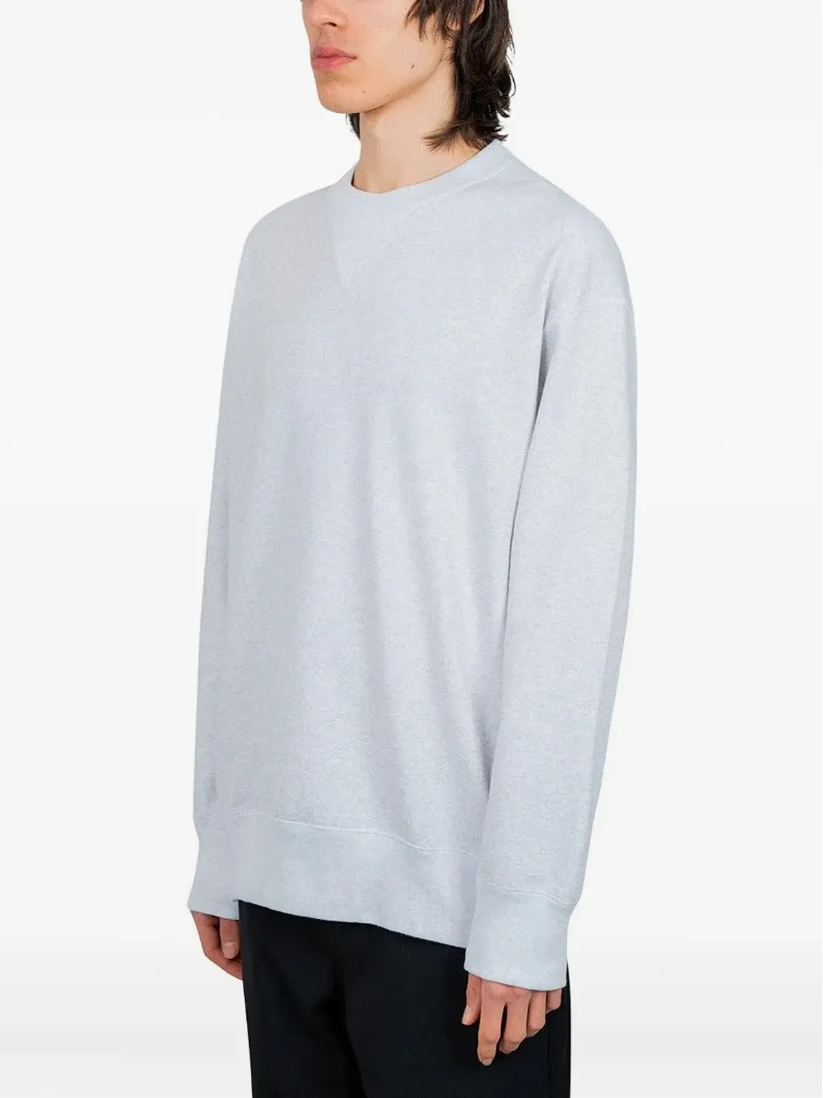 Comme des Garçons Homme ボタンディテール クルーネック スウェットシャツ - Blue - 画像2