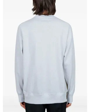 Comme des Garçons Homme ボタンディテール クルーネック スウェットシャツ - Blue - サムネイル3
