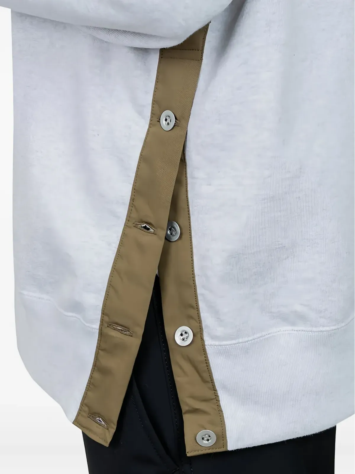 Comme des Garçons Homme ボタンディテール クルーネック スウェットシャツ - Blue - 画像4