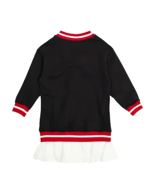Balmain Kids Vネック・フリルドレス - サムネイル2