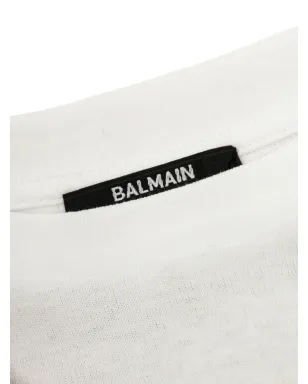 Balmain Kids Vネック・フリルドレス - サムネイル3