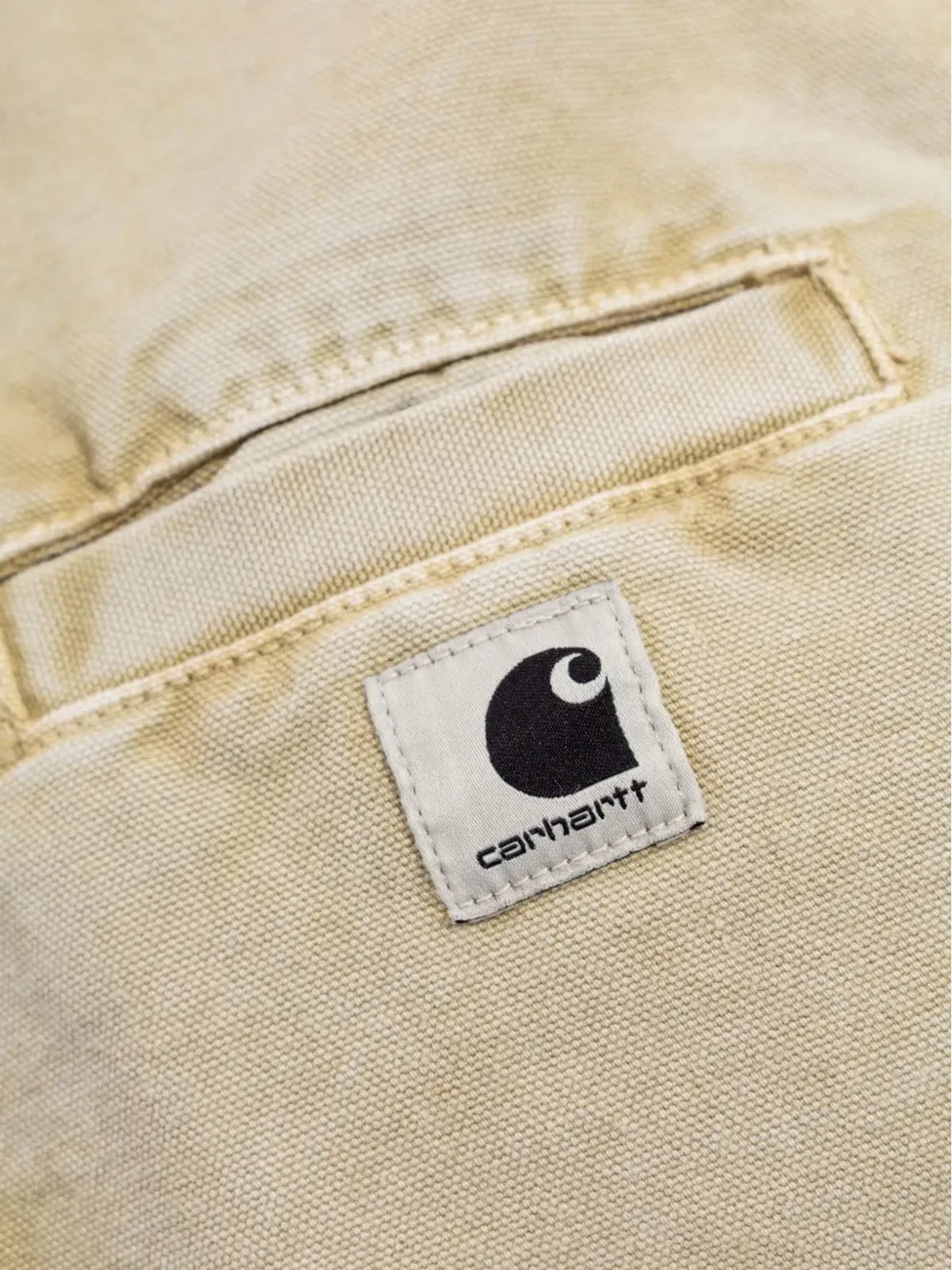 Carhartt WIP Emery オーガニックコットン ジップアップ デニムジャケット ベージュ - 画像5