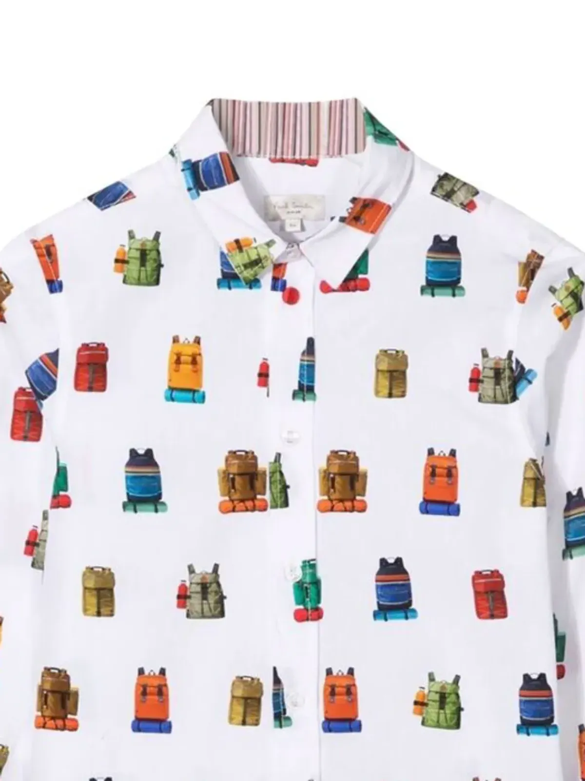Paul Smith Junior バックパックプリントシャツ - 画像2