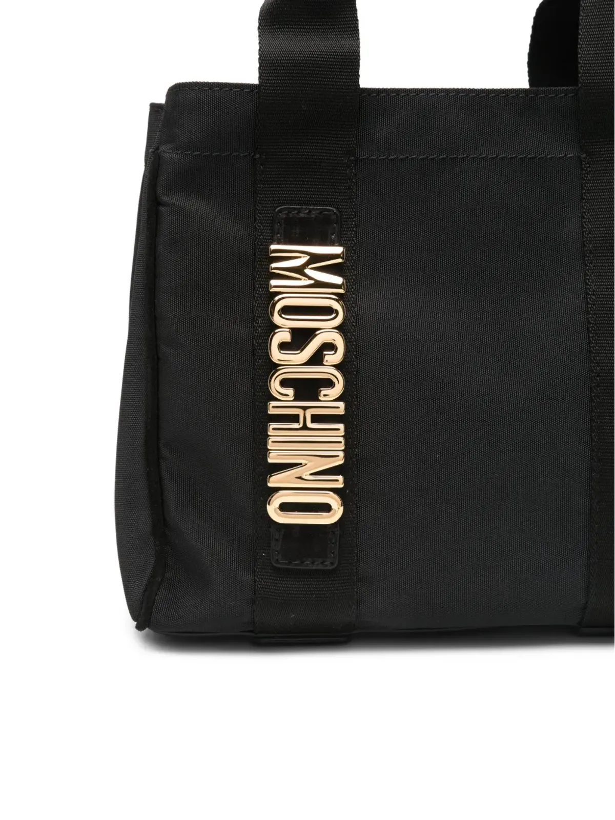 Moschino ミニロゴプレート トートバッグ - 画像4