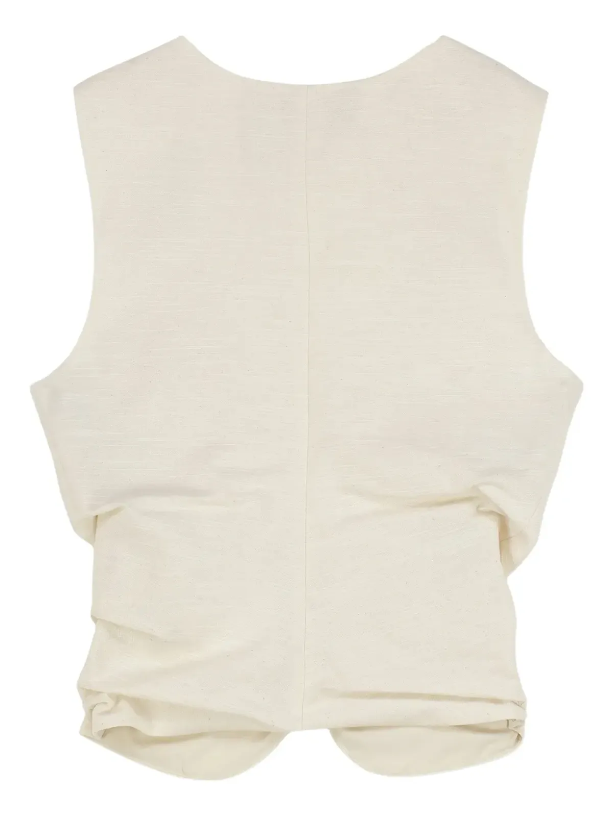 Versace Jeans Couture バックルディテール ギャザー入りトップ - 画像2