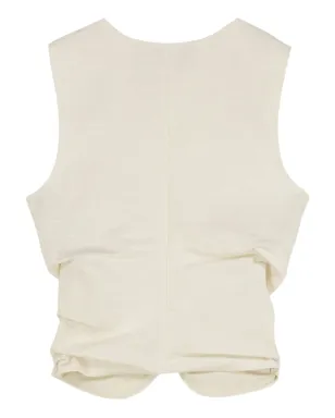 Versace Jeans Couture バックルディテール ギャザー入りトップ - サムネイル2