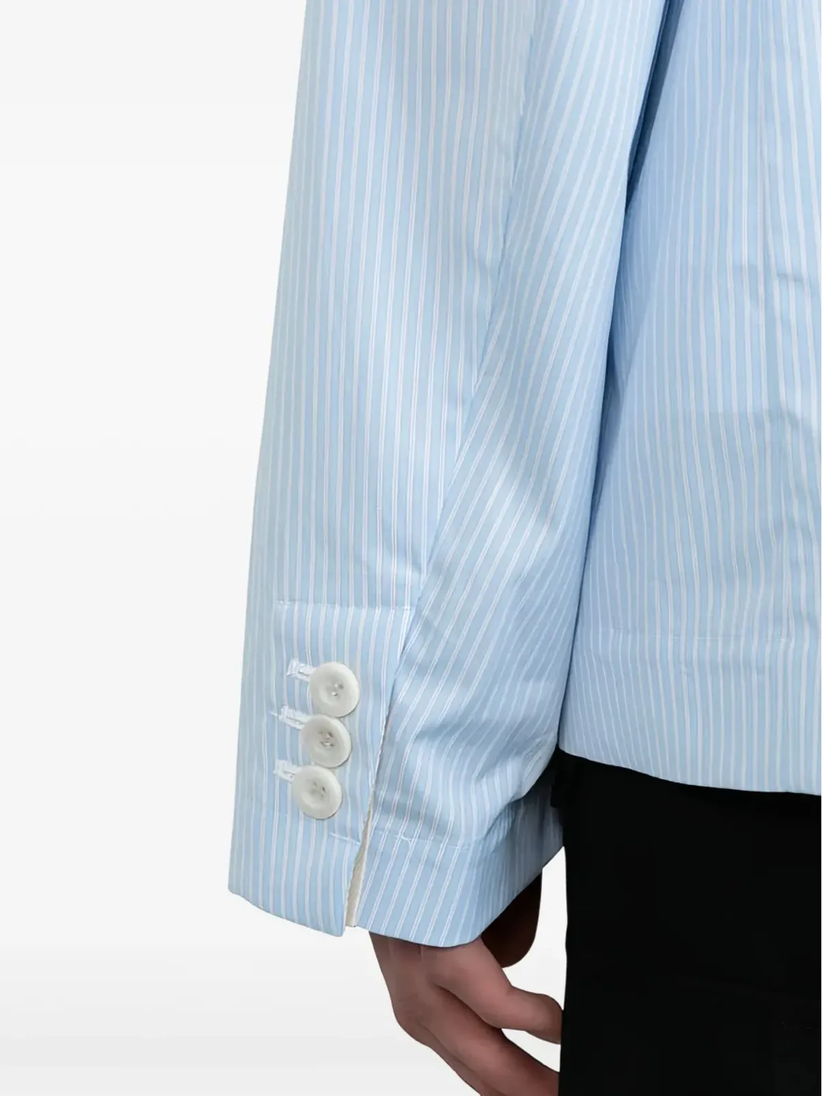 sacai ピンストライプ ダブルブレスト ブレザー - 画像5