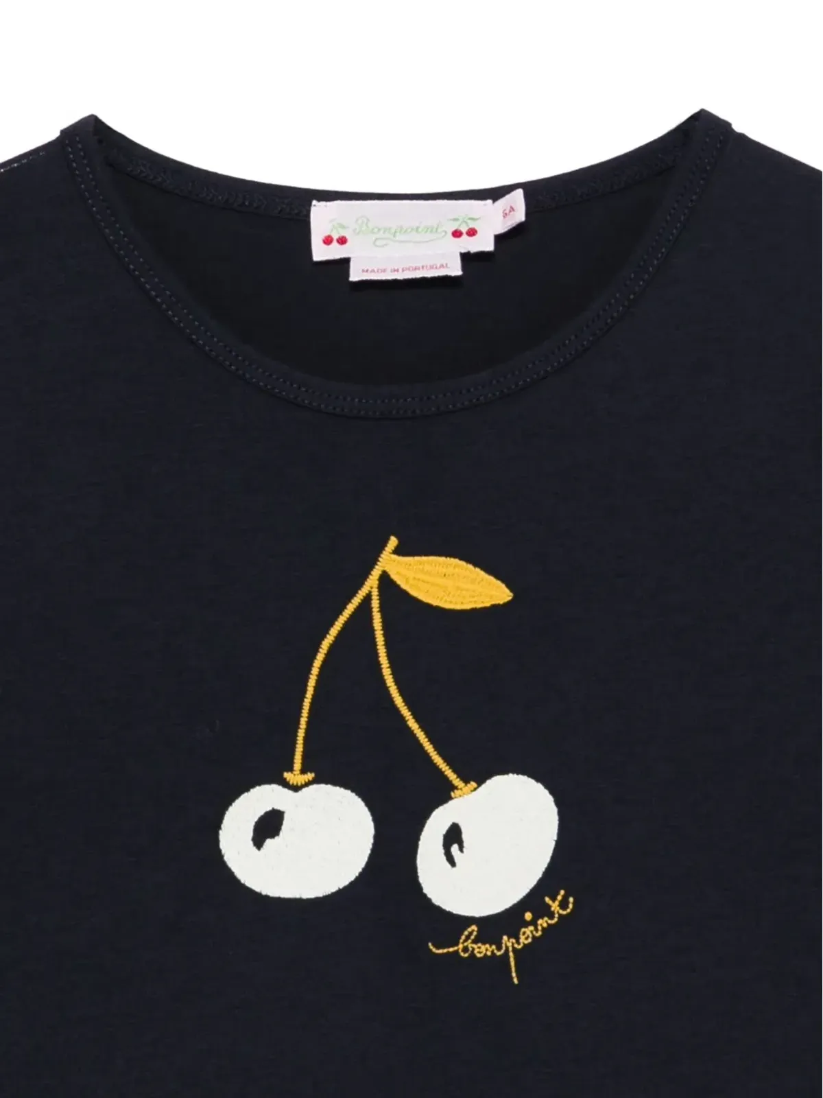 Bonpoint チェリープリント ロングスリーブTシャツ - 画像3