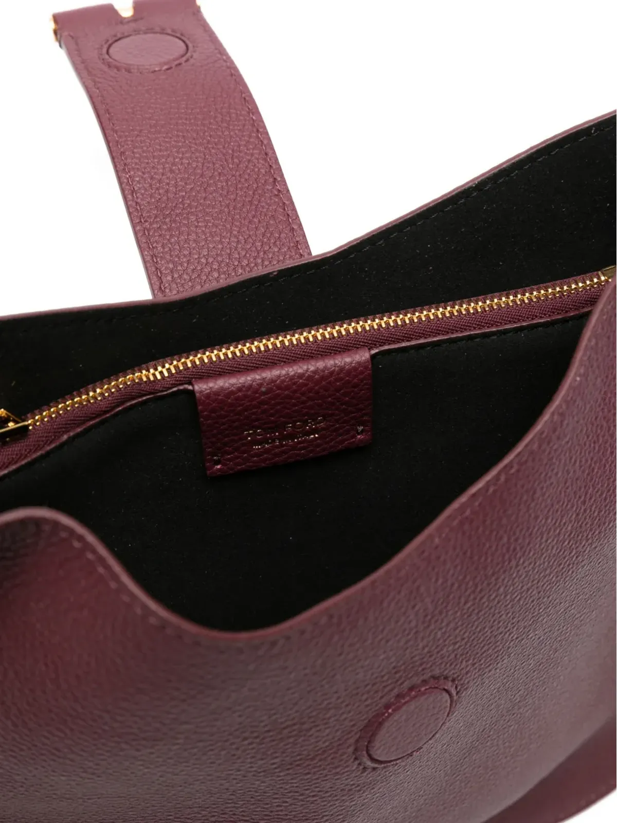 TOM FORD レザー T-bar ショルダーバッグ - 画像5