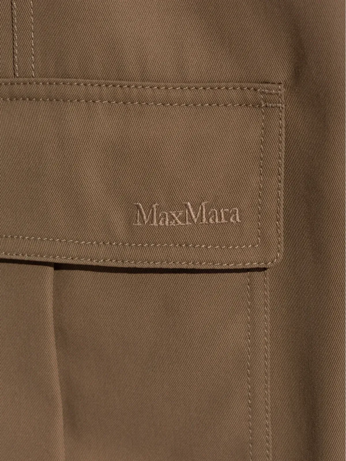 Max Mara グラウコ エラスティックテッド テーパードパンツ - ブラウン - 画像5