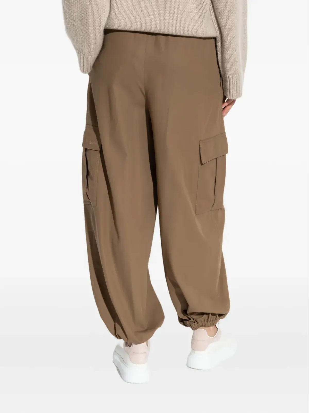Max Mara グラウコ エラスティックテッド テーパードパンツ - ブラウン - 画像4