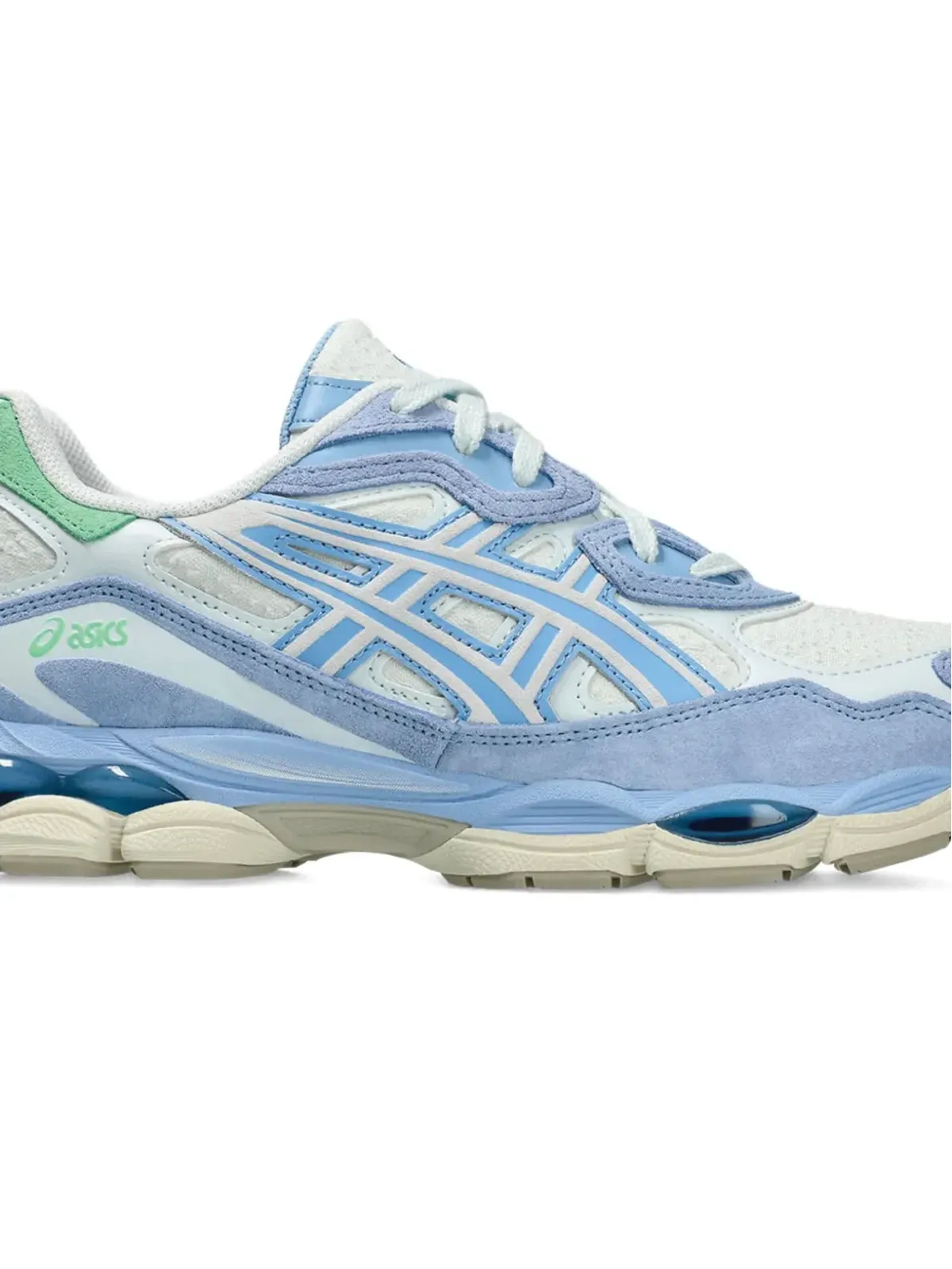 ASICS パネル入りスニーカー ブルー - 画像2