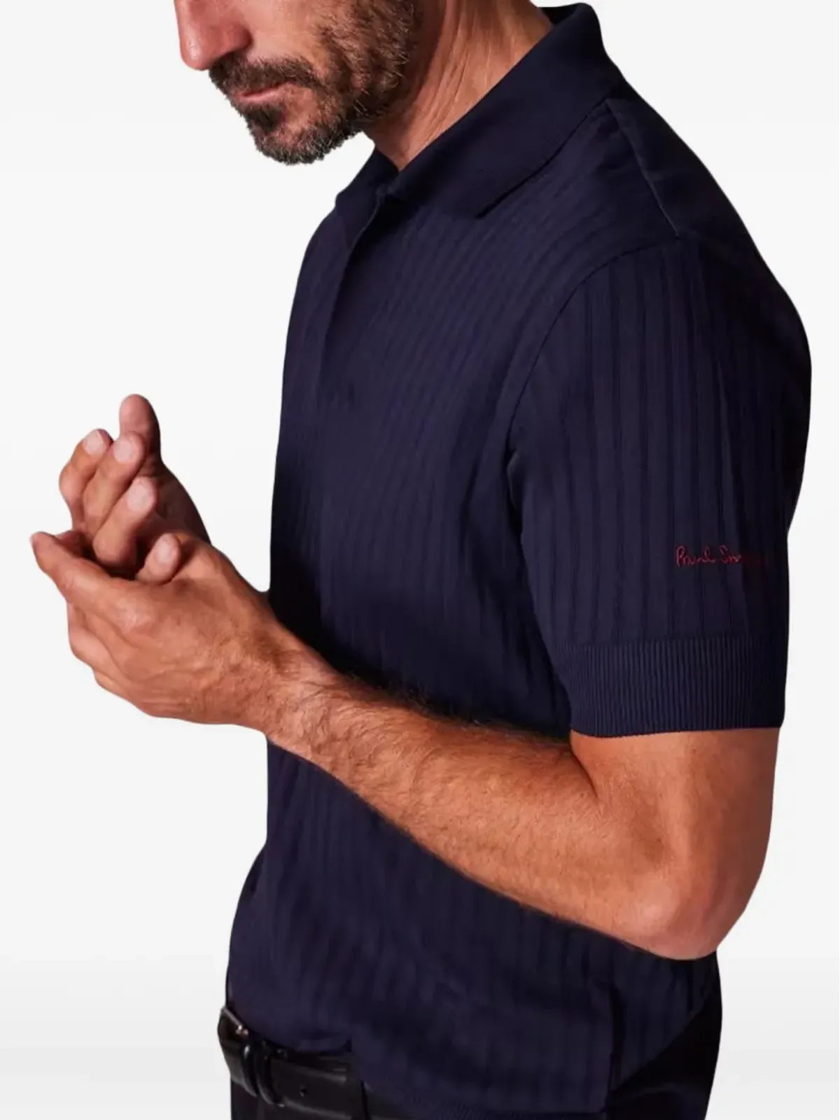 Paul Smith リブ編みTシャツ - 画像4