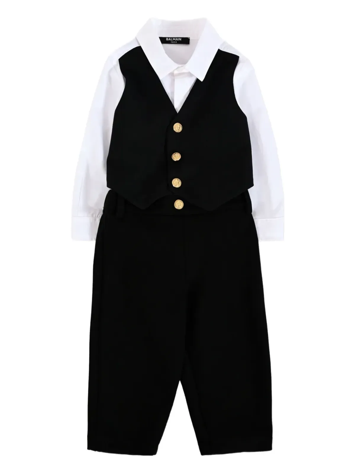 Balmain Kids ウェストコートスーツ - 画像1