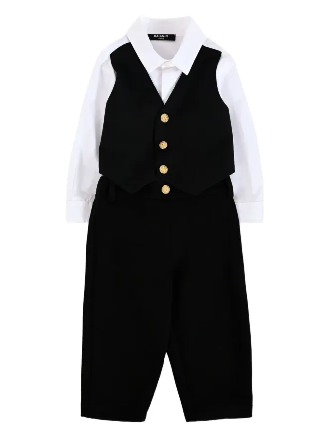 Balmain Kids Balmain Kids ウェストコートスーツの商品画像